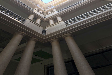 现浇罗马柱展示