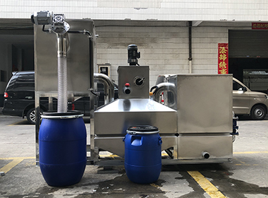 304不銹鋼商用餐飲廚房隔油提升一體化設備10噸