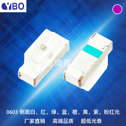 0603侧面LED系列粉红光