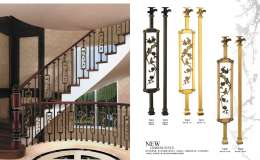 新中式铜楼梯T005