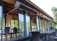 Sicily Bar and Back Garden Bar in Shenzhen City purchased and installed outdoor heaters of Zhongshan Keywarm?HVAC Company.