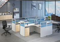 珠海专业生产设计屏风办公桌公司找华旦家具