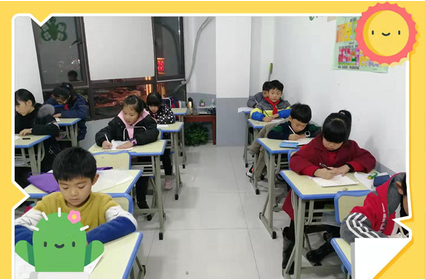 中铁国际城校区硬笔书法学员