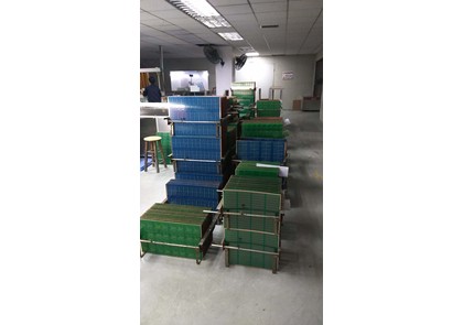 After resistance welding development pcb