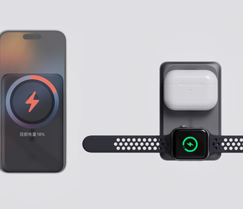 磁吸无线充移动电源