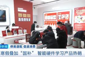 寒假叠加“国补” 智能学习产品迎销售高峰