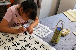 橡树湾校区毛笔书法学员