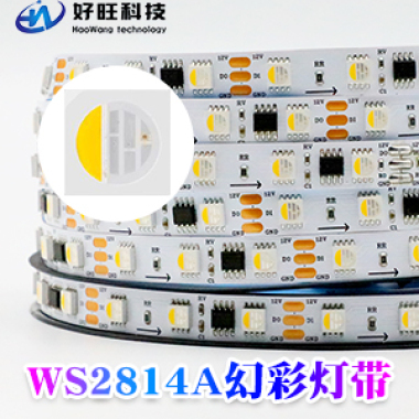 WS2814A RGBW四合一幻彩灯带 12V-24V户外亮化防水 LED全彩灯条
