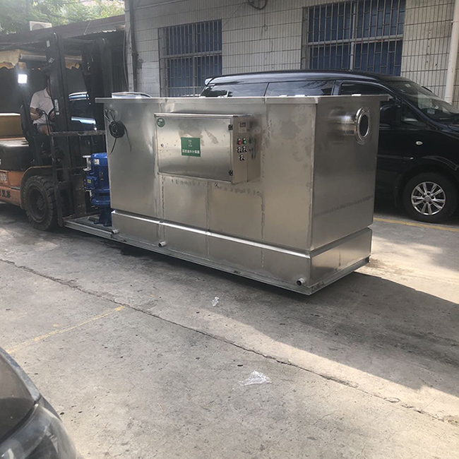廣州商用全自動油水分離器 水泵外置餐飲油水分離器設備