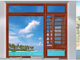 75断桥窗纱一体系列