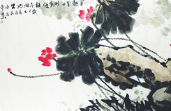 南门校区总部吴升光老师国画作品