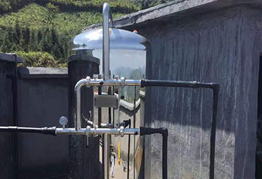 惠州某電子廠定制的不銹鋼水箱