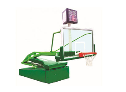 比賽用電動液壓籃球架