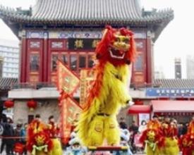 “津门百戏 古街贺岁”非遗花会贺春展演开幕