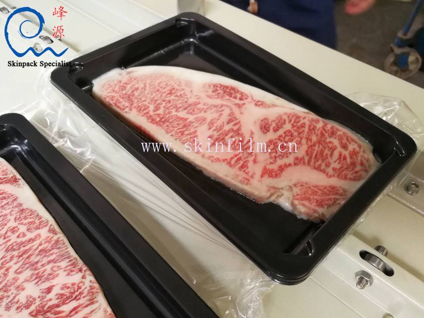 峰源高透明高延伸率牛肉贴体包装膜,牛肉真空贴体包装膜,牛排贴体包装