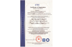 ISO9001 quality management system certificate English 1m