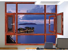 135断桥窗纱一体系列