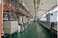 Etching stripping line