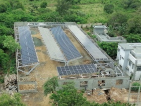 太阳能光伏停车棚1200平方